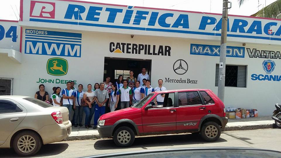 Visita Tcnica na empresa Retifica Paracatu. Curso tcnico em Segurana do Trabalho com muita prtica